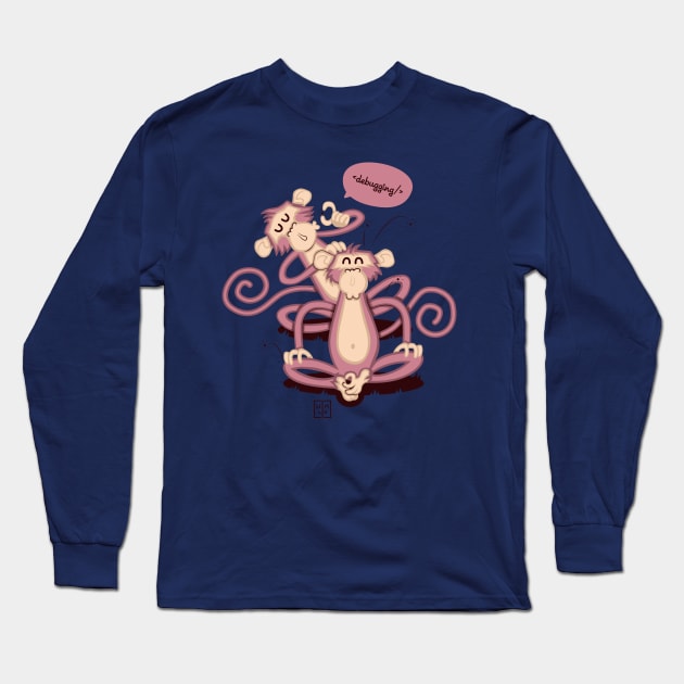 Debugging Long Sleeve T-Shirt by BITICOL